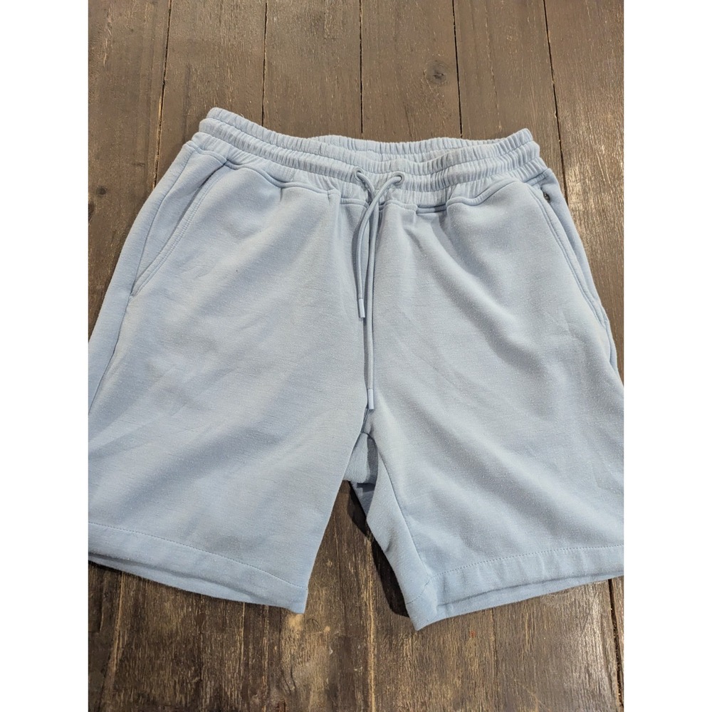 Infinity Linearflex Mens Jogging Shorts Light Blue Large Fleece Sweat Shorts